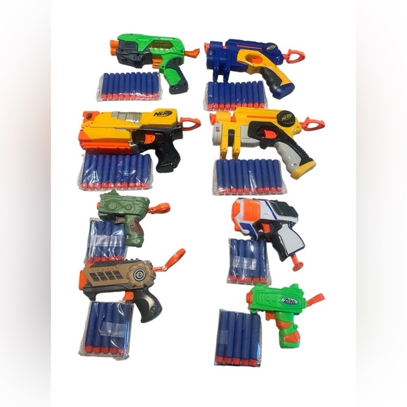 DART GUNS Toy Nerf Hero Zooma Foam Dart Action Bulk Set - Picture 1 of 11